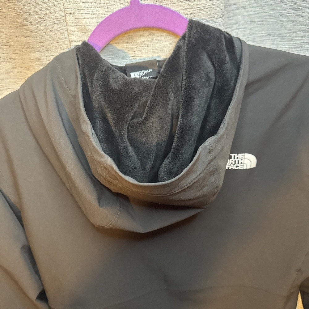 The North Face Shelbe Raschel Hoodie Womens M |Black| Windwall Hooded Jacket - Picture 10 of 15